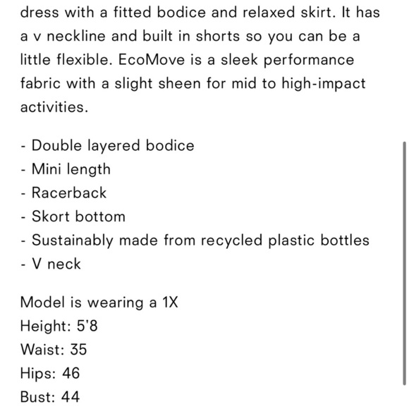 PRICE FIRM Reformation Sporty skort dress - Picture 4 of 15